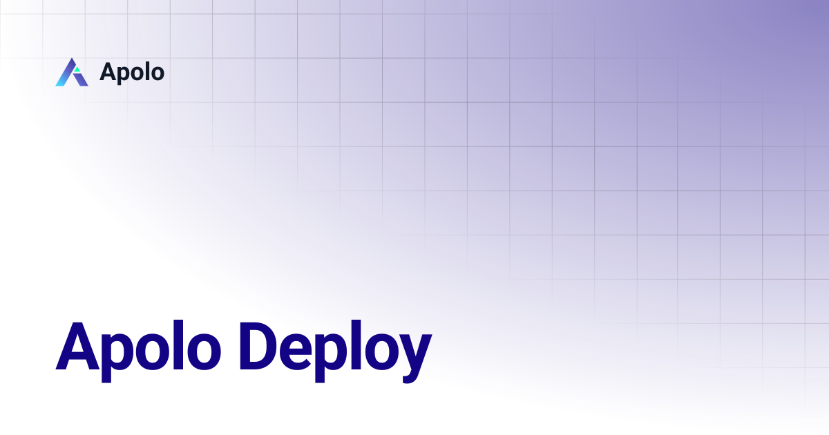 Apolo Deploy | Apolo
